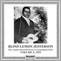 Jefferson,blind Lemon - Complete Recordings 1925-1929 Vol. 4 (1929) - Music CD