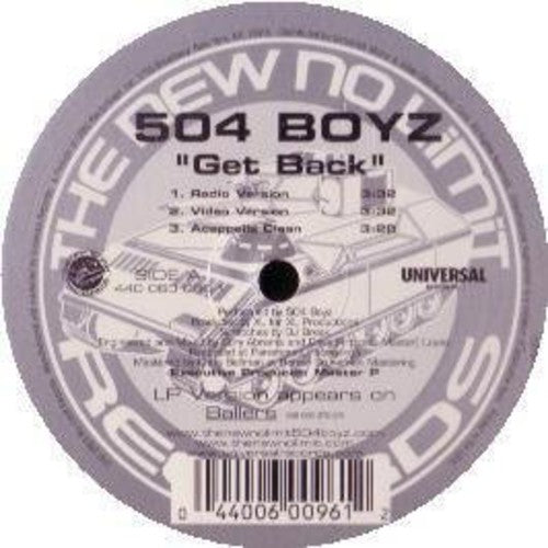 504 Boyz - Get Back - Vinyl Record