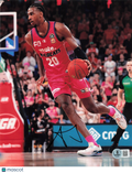Alexander Sarr Perth Wildcats Signed Basketball 8x10 Photo BAS