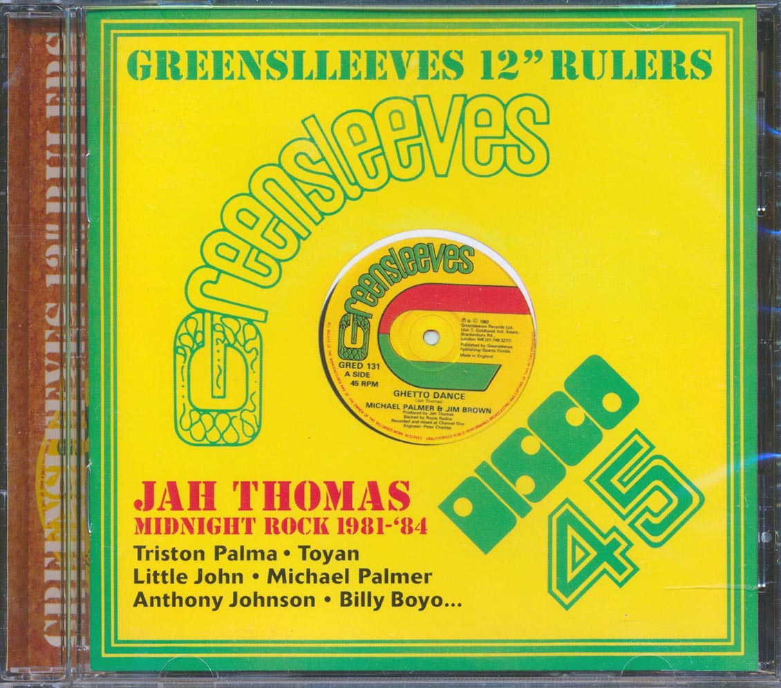 Billy Boyo, Triston Palmer, Anthony Johnson, Little John, Etc. - Greensleeves 12 Inch Rulers: Jah Thomas Midnight Rock 1981-1984 Music CD
