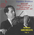 Grumiaux / Smetacek / Argenta / Haskil - Legendary Treasures: Arthur Grumiaux 1 - Music CD