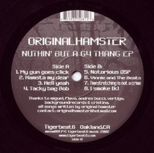 Original Hamster - Nuthin But A G4 Thang - Vinyl Record