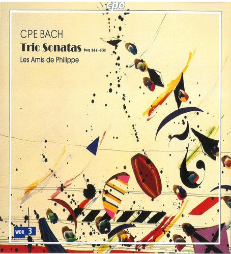 Bach,c.p.e. / Amis De Philippe - Trio Sonatas For Flute Violin & Bc - Music CD