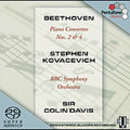 Beethoven / Kovacevich / Davis / Bbc So - Piano Concertos 2 & 4 - Super Audio CD