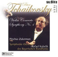 Tchaikovsky / Zukerman / Kubelik / Brs - Symphony 4 F Minor / Violin Concerto D Major - Music CD