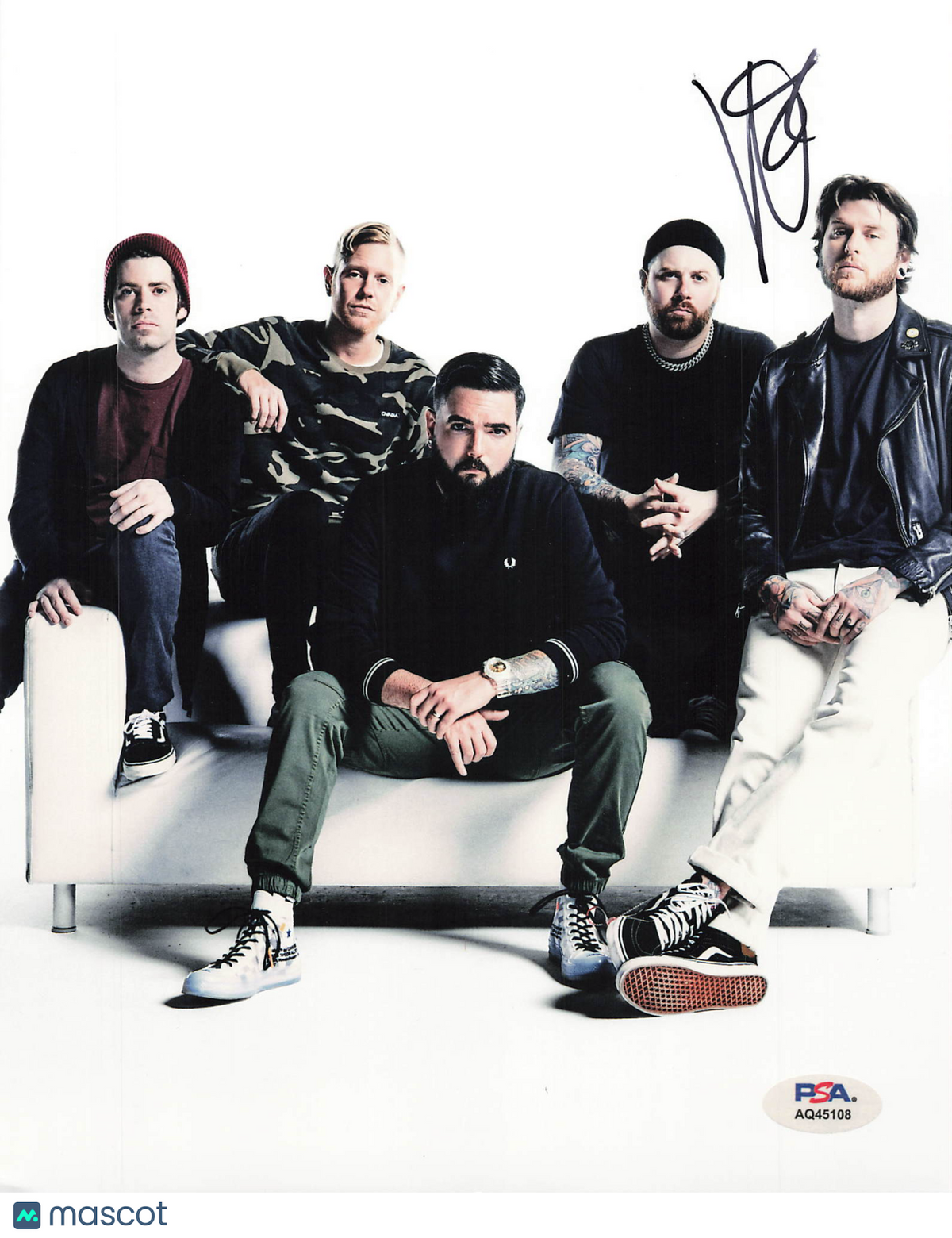 Neil Westfall of A Day to Remember Signed 8x10 Photo PSA Autographed
