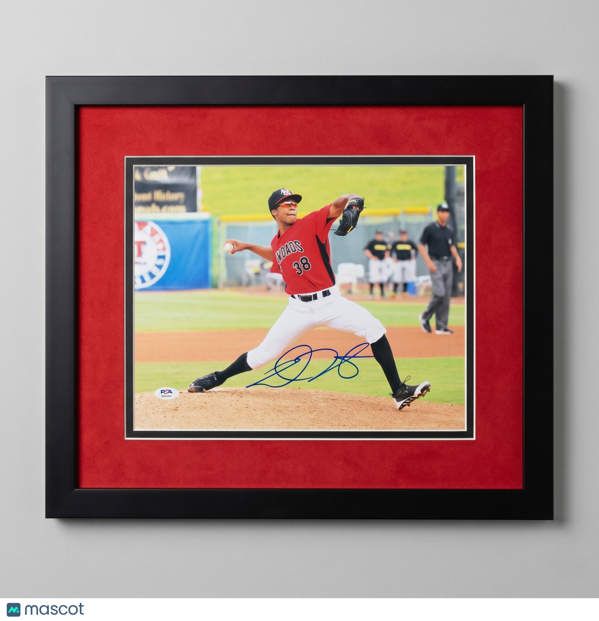 Dillon Tate Baltimore Orioles Signed 11x14 Custom Framed Photo PSA