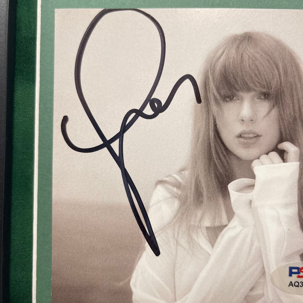 Taylor Swift signed The Tortured Poets Department (TTPD) Framed CD Album PSA