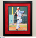 Erick Fedde Hagerstown Suns Signed 11x14 Custom Framed Photo PSA