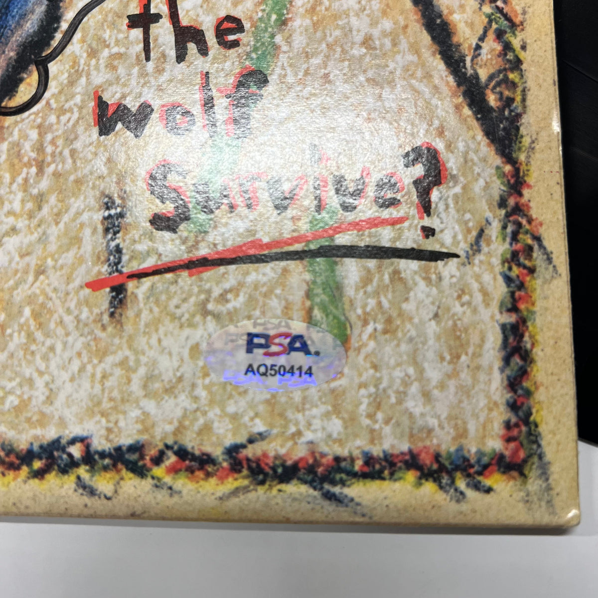 Los Lobos Signed How Will the Wolf Survive Framed Vinyl PSA