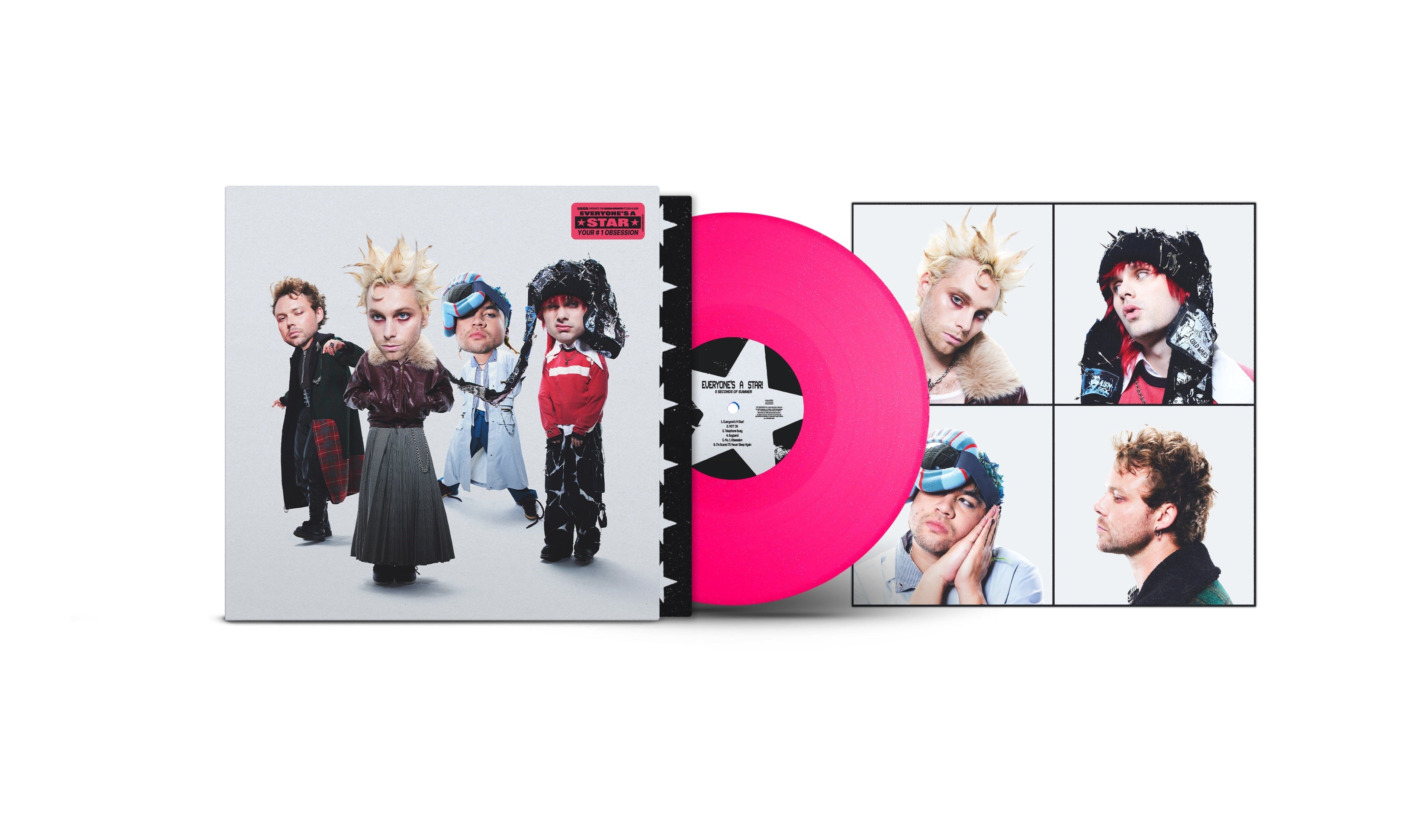 Everyone'S A Star! [Neon Pink Glitter Vinyl] Vinyl Record