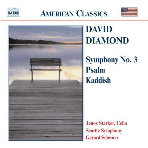 Diamond / Starker / Schwarz / Seattle Symphony - Symphony 3 / Psalm / Kaddish For Cello & Orchestra - Music CD