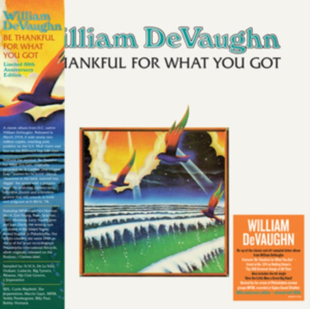 William Devaughn - Be Thankful For What You Got - LP Vinyl