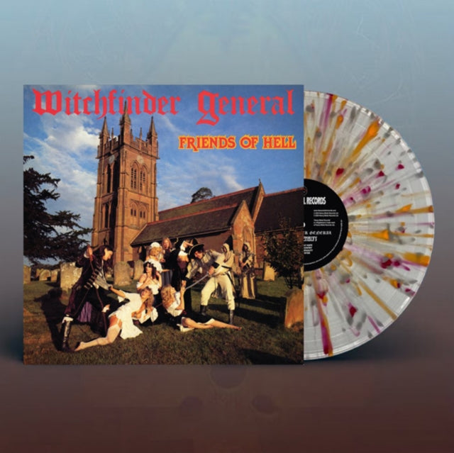 Witchfinder General - Friends Of Hell (Clear W/ Red, Orange & White Splatter LP Vinyl) & Death Penalty (Orange W/ Yellow Splatter LP Vinyl)