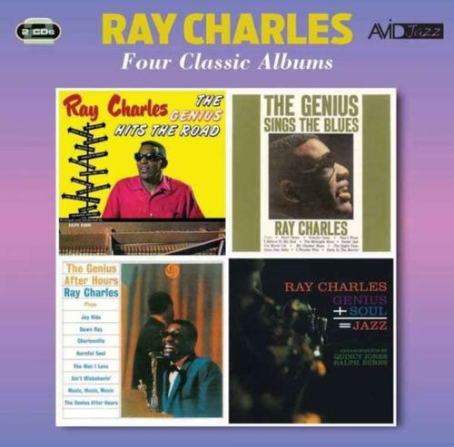 4 Classic Albums (Genius Hits The Road / Genius Sings The Blues / Genius After Hours / Genius) Music CD