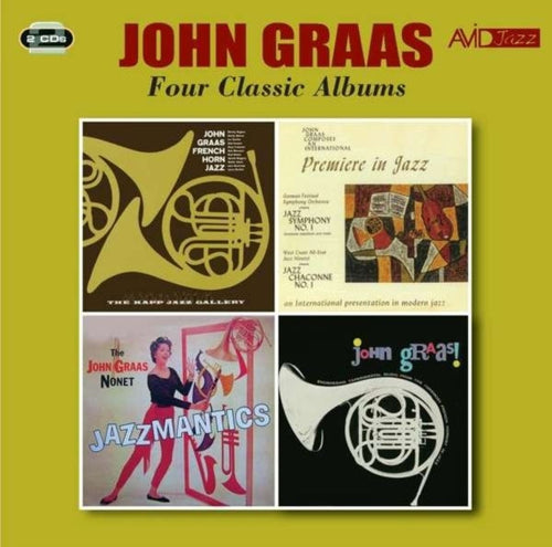 4 Classic Albums (French Horn Music / John Graas / Jazzmantics / Premiere In Jazz) Music CD