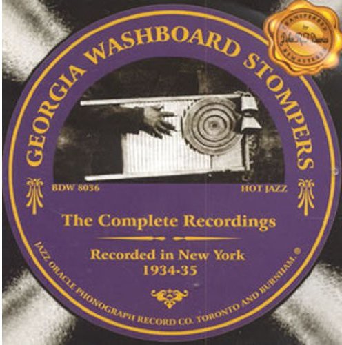 Georgia Washboard Stompers - Complete Recordings - Music CD