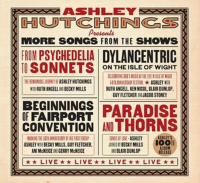 Ashley Hutchings - More Songs From The Shows - CD