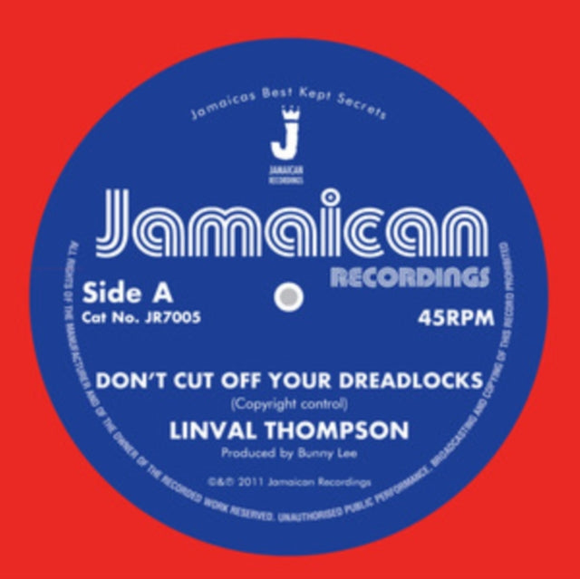 Linval Thompson - Dont Cut Of Your Dreadlocks - 12 Inch Vinyl