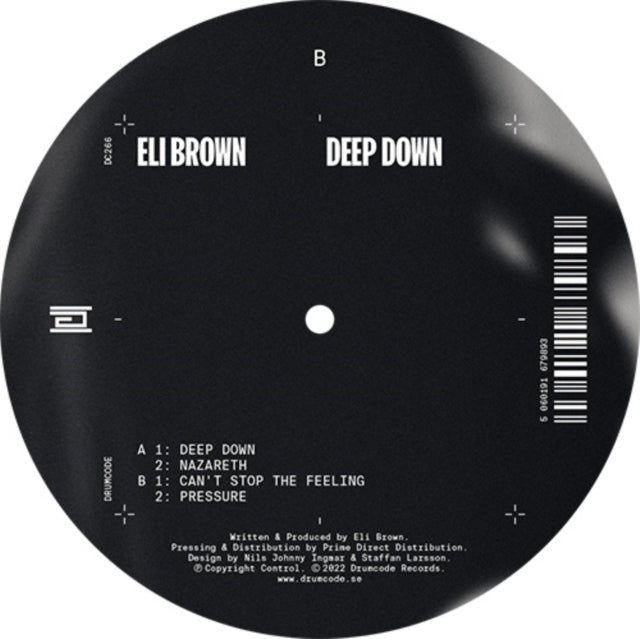 Eli Brown - Deep Down - 12 Inch Vinyl