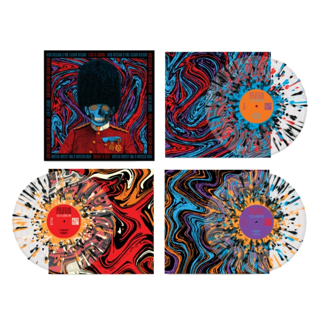 King Gizzard & The Lizard Wizard - Laminated Denim (Lucky Rainbow LP Vinyl) & Live In London '19 (Fuzz Club Official Bootleg) (Coloured LP Vinyl) & Live In Asheville '19 (Fuzz Club Official Bootleg) & Live In Melbourne '21 (Yellow Vinyl/2LP) (I) &
