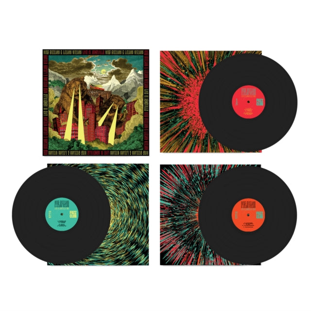 King Gizzard & The Lizard Wizard - Live In Brussels '19 (Fuzz Club Official Bootleg) & Live In Adelaide '19 (Fuzz Club Official Bootleg) & Murder Of The Universe (Transparent Green W/Mustard Yelow Splatter LP Vinyl) & Eyes Likes The Sky (Peach LP