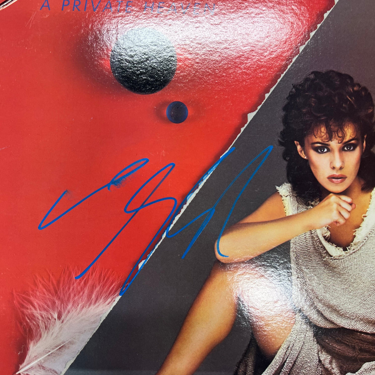 Sheena Easton Signed A Private Heaven Vinyl Album PSA Autographed