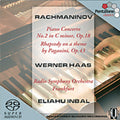 Rachmaninoff / Haas / Inbal / Rso Frankfurt - Piano Concerto / Rhapsody On Theme By Paganini - Super Audio CD