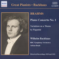 Backhaus,wilhelm - Great Pianists: Wilhelm Backhaus - Music CD