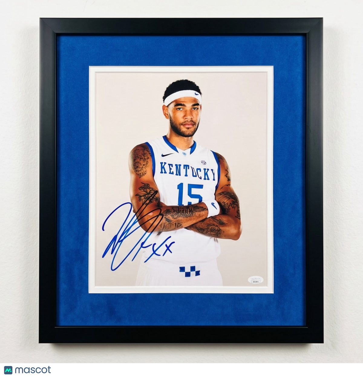 Willie Cauley-Stein Kentucky Wildcats Signed 11x14 Custom Framed Photo JSA