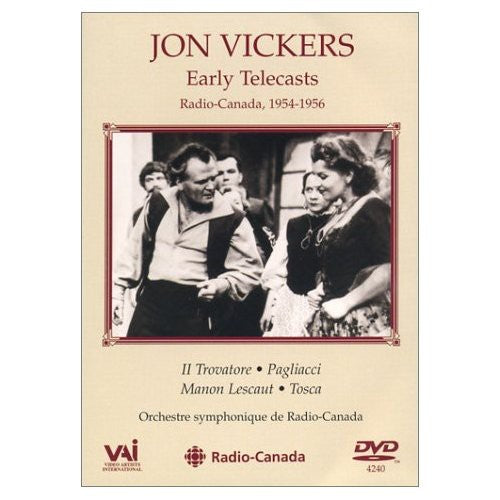 Vickers,jon - His Early Television Performances - DVD