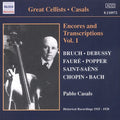 Casals - Great Cellists: Casals Encores & Transcriptions 1 - Music CD