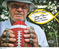 Jerry Moore Appalachian State Mountaineers Signed Football PSA Autographed