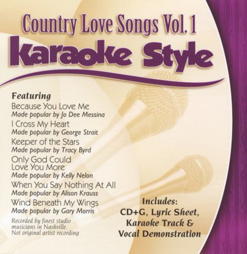 Karaoke Style: Country Love Songs 1 / Various - Karaoke Style: Country Love Songs 1 / Various - Music CD
