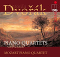 Dvorak / Mozart Piano Quartet - Piano Quartets Op 23 & 87 - Music CD