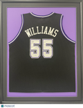 Jason Williams Signed Framed Jersey BAS Sacramento Kings Autographed