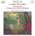 Dukas / Stigliani - Complete Piano Music - Music CD