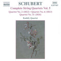 Schubert / Kodaly Quartet - Complete String Quartets 5 - Music CD
