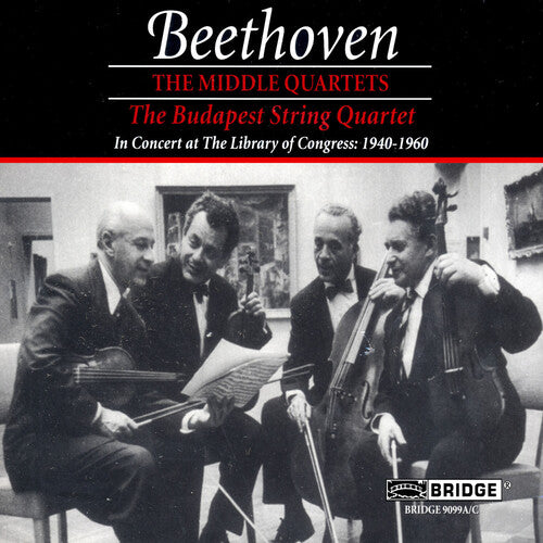Beethoven / Budapest String Quartet - Middle Quartets - Music CD