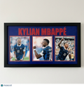 Kylian Mbappe France National Team Soccer 3-Photo Display