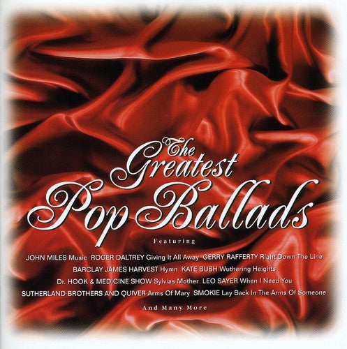 Greatest Pop Ballads/ Various - Greatest Pop Ballads/ Various - Music CD