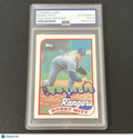 1989 Topps #548 Bobby Witt signed card PSA