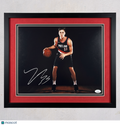 Zach Collins Portland Trailblazers Signed 11x14 Custom Framed Photo JSA
