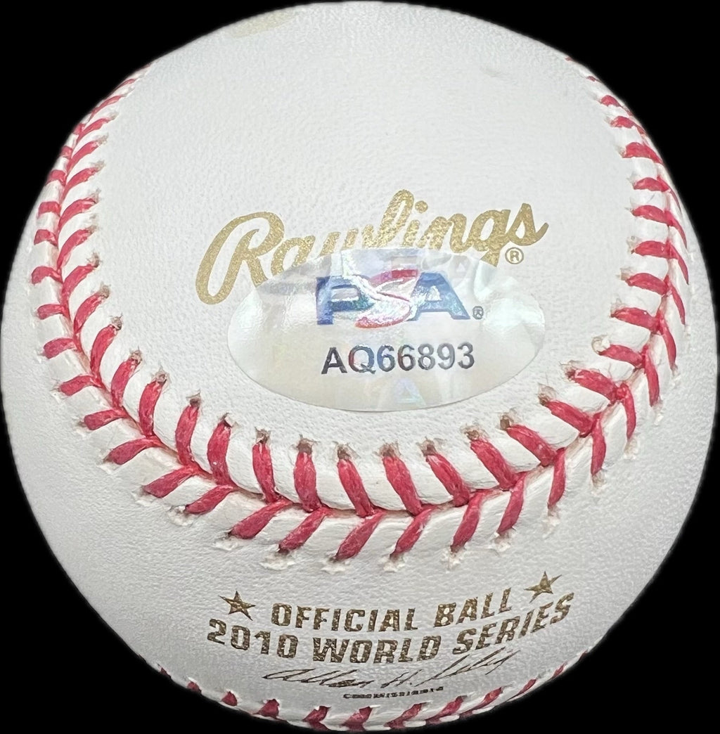 Matt Cain Signed MLB Baseball PSA San Francisco Giants