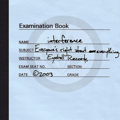 Interference - Everyones Right About Everything - Music CD