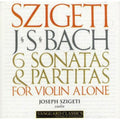 Bach / Szigeti - 6 Sonatas & Partitas For Solo Violin - Music CD