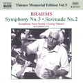 Brahms / Tintner / Symphony Nova Scotia - Tintner Memorial Edition 5 - Music CD