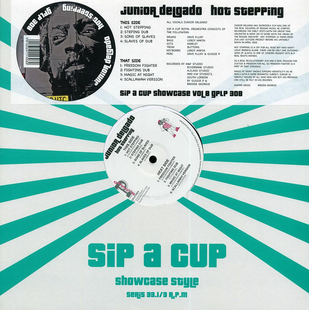 Jr. Delgado - Hot Stepping (2009 FIRST PRESS) (orig. press) Vinyl Record