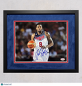 Rudy Gay Team USA Signed Basketball 11x14 Custom Framed Photo PSA