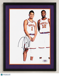 Devin Booker Phoenix Suns Signed Basketball 8x10 Custom Framed Photo PSA